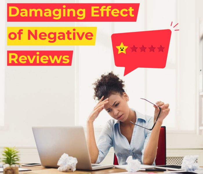 How negative reviews can damage your business, But Fairface can help to overcome impact of negative reviews
